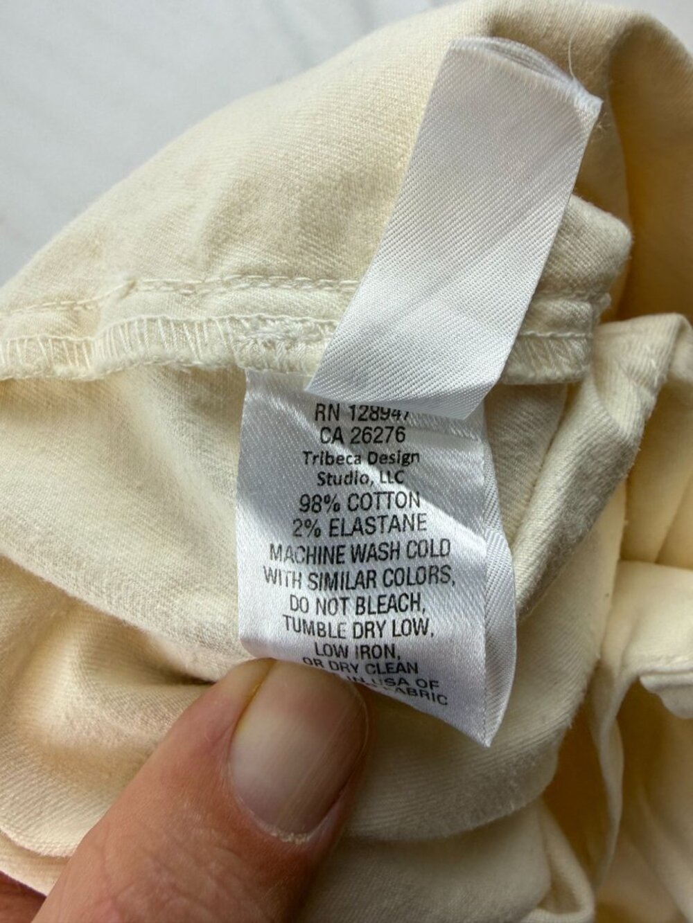Nili Lotan SHON COTTON PANT Mid-Rise Barrel Leg Pant Size 6 Made In USA - Picture 7 of 11